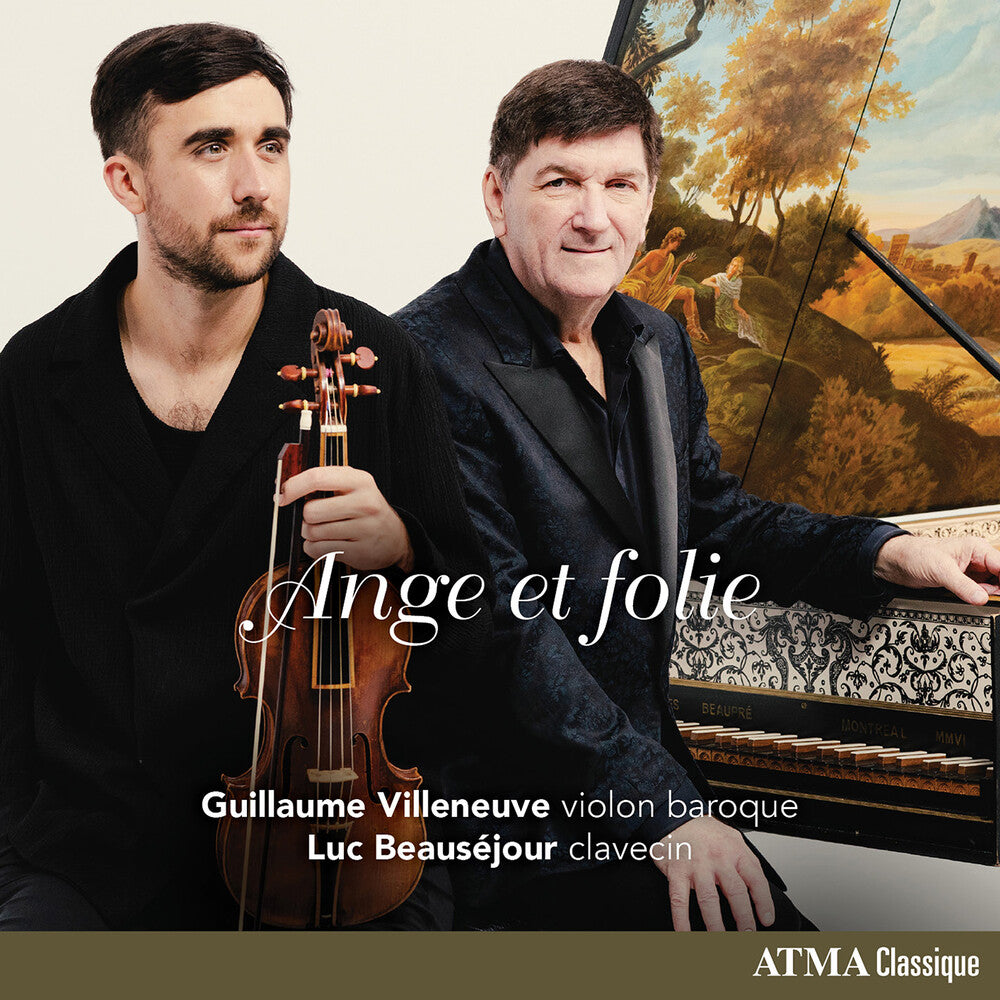 the album cover for Guillaume Villeneuve - Ange Et Folie