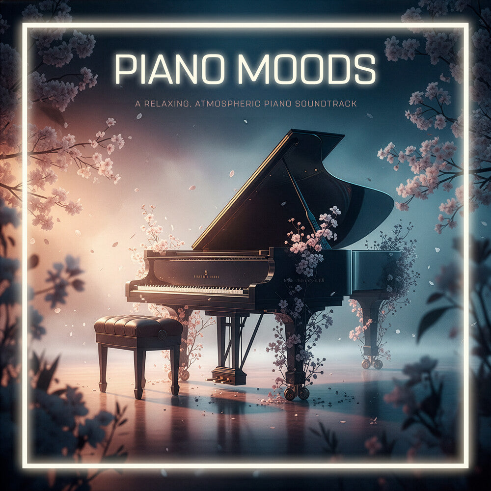 the album cover for Piano Moods Vol. 1 / Various (Blue) (Colv) (Ltd) - Piano Moods Vol. 1 / Various (Blue) [Colored Vinyl] [Limited Edition]