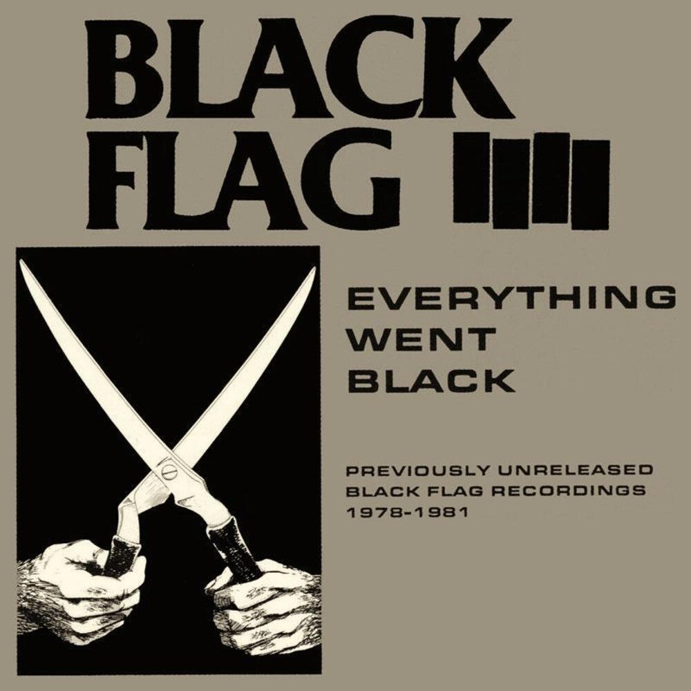 the album cover for Black Flag - Everything Went Black