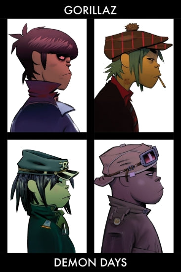 Gorillaz Demon Days Poster
