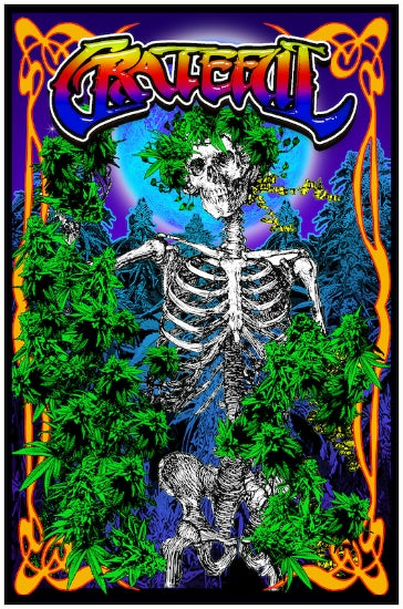 Grateful Dead Blacklight Poster