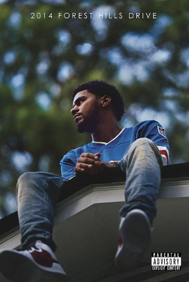 J. Cole 2014 Forest Hills Drive Poster