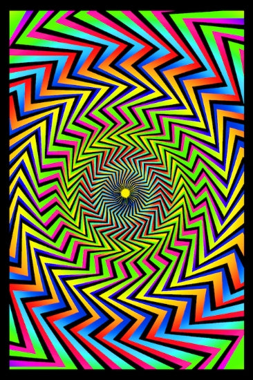 Mind Twist Blacklight Poster